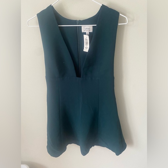 NWT Wilfred Montbrun Dress, Dark Green, Size 6 - Picture 2 of 5